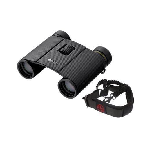 Nikon Trailblazer II 8x25 Compact Binoculars (Black) with Sling