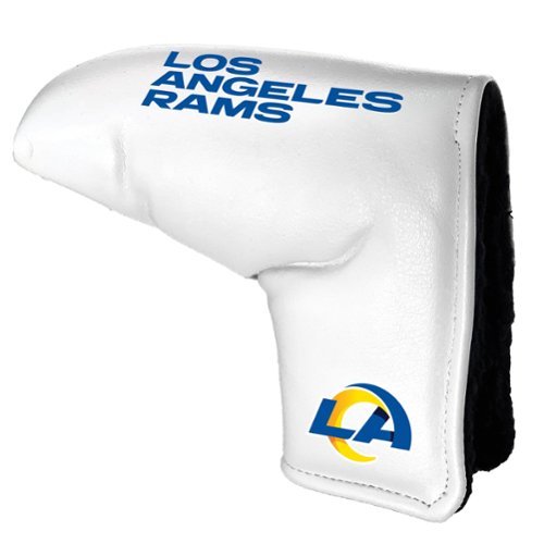 Team Golf - Los Angeles Rams Tour Blade Putter Cover - White-Front_Standard 