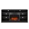 Ameriwood Home - Hendrix 55" TV Stand with Electric Fireplace - Black Oak-Front_Standard