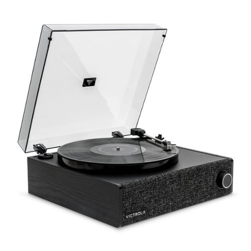 Victrola - Eastwood LP Stereo Bluetooth Record Player with Bluetooth and 3 speed Turntable - Black