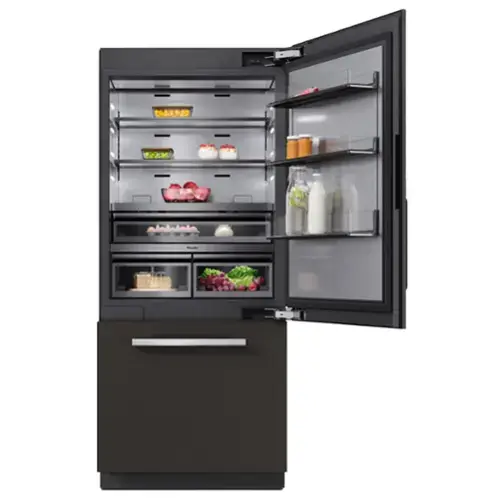Front. Miele - KFMC 3642 R  36"  20.2 Cubic Feet  Bottom Mount MasterCool Fridge-Freezer - Panel Ready.