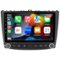 Junsun - For Lexus IS250 XE20 2005-2013 10" 4+64GB Android 15 8 Core carplay Car Stereo Radio GPS Navi BT WIFI RDS SWC FM - Black-Front_Standard