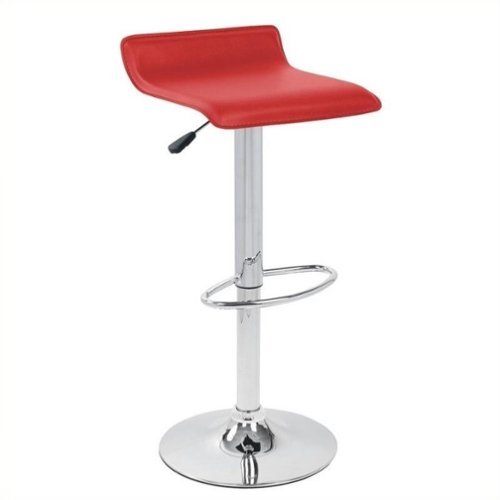 LumiSource - Ale Bar Stool - Red-Front_Standard 