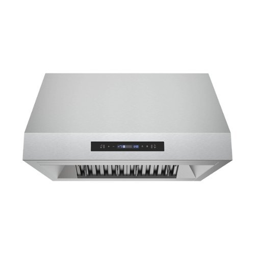 Streamline - 30 inches - Recirculating - Under cabinet Range Hood - Brushed Stainless Steel-Front_Standard 