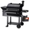 Z GRILLS - Powerhouse 1056 sq. in. Pellet Grill and Smoker with Foldable Front Shelf and Rain Cover - Black-Front_Standard
