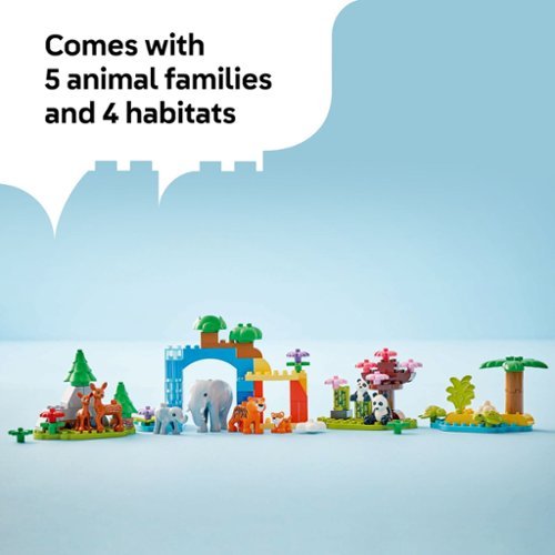 LEGO DUPLO Town 3 in 1 Wild Animal Families Building Toy 10446 WORLDWIDE DELIVERY