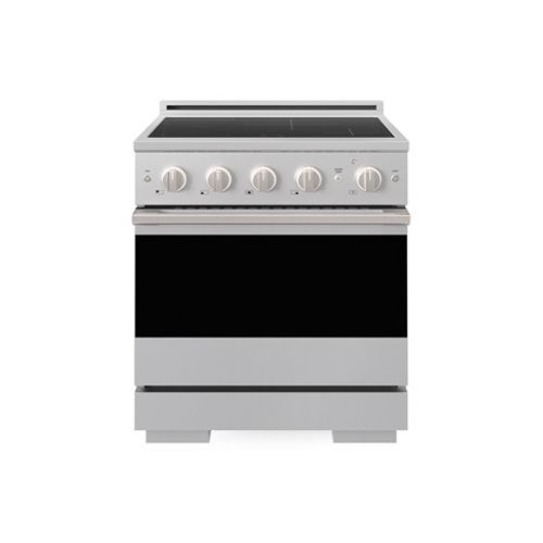 ZLINE - 30 in. 4.2 cu. ft. Marino Freestanding Induction Range with 4 Burners and Convection Oven - Stainless Steel