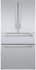 Thermador - Freedom Collection 20.4 Cu. Ft. 4-Door Bottom Freezer French Door Smart Refrigerator with Masterpiece Handles - Stainless Steel-Front_Standard