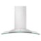 ZLINE - 36 inches - Externally Vented - Wall Range Hood - Brushed Stainless Steel-Front_Standard