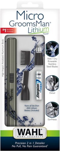 Wahl Wet/Dry Detail Trimmer - Silver GLOBAL SHIPPING