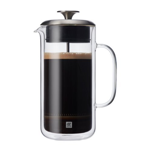ZWILLING - Sorrento Plus Double Wall French Press - Clear-Front_Standard 