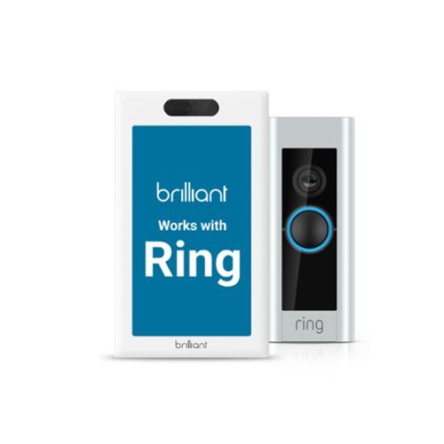 Brilliant Wi-Fi Smart 1-Switch Home Control Panel with Voice Assistant - White BUY ONLINE