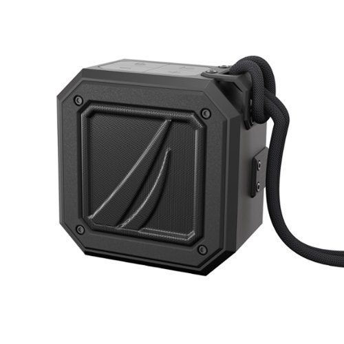 Nautica - S100 Bluetooth Portable Speaker, Waterproof Wireless Speaker, Loud Sound, Clear Audio, 15-Hour Playtime - Black-Black-Front_Standard 