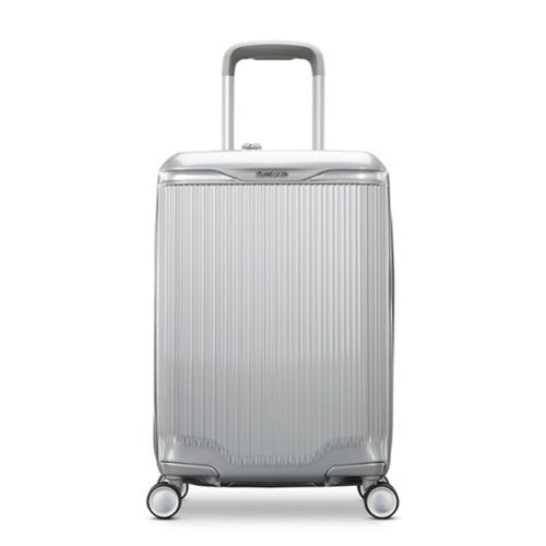 Samsonite - Silhouette 18 23" Expandable Spinner Carry On Suitcase - Metallic Silver