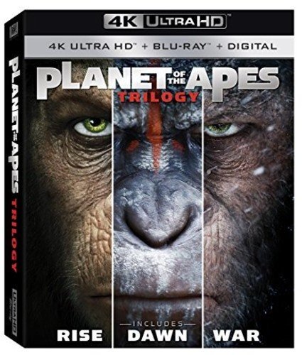  Planet of the Apes Trilogy - 4K Blu-Ray [Standard] [4K Ultra HD Blu-ray]