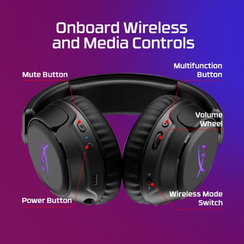 HyperX Cloud Flight 2 Wireless Gaming Headset for PC, PS5, PS4, Nintendo Switch, Mac, Mobile, and Bluetooth - Black WHERE TO BUY