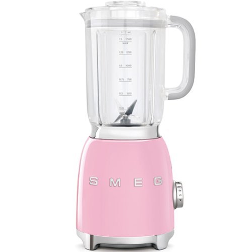 SMEG - BLF01 Countertop 4-Speed Blender, 48 oz - Pink-Front_Standard 