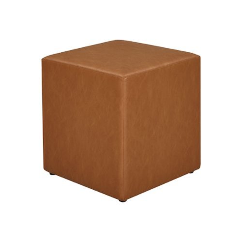 Lifestyle Solutions - Siberian Ottoman - Carmel-Front_Standard 