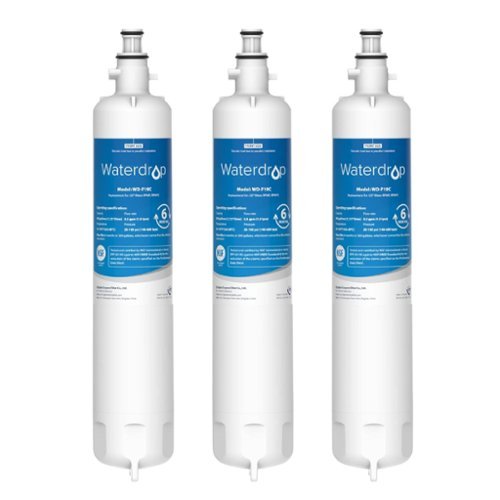 Waterdrop - WD-F19C-3 Refrigerator Water Filter 3-Pack - White-Front_Standard 