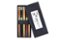 Heim Concept - 5 Pair Organic Natural Hardwood Japanese Reusable Wood Chopsticks - Brown-Front_Standard