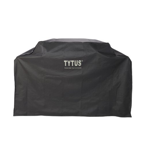 TYTUS Grills - Island Grill Cover - Black-Angle_Standard 