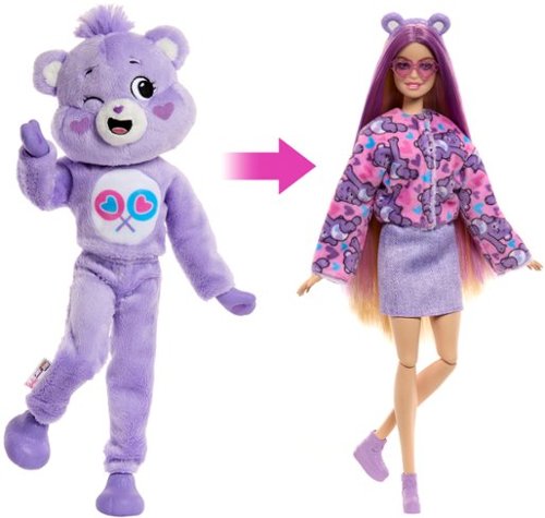 Barbie Cutie Reveal Care Bears 11.5 doll - Purple HOW TO BUY