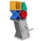 Cable Guys by Exquisite Gaming - Cable Guys: Playstation Heritage Light Up Ikon LED Mobile Phone & Gaming Controller Holder-Front_Standard