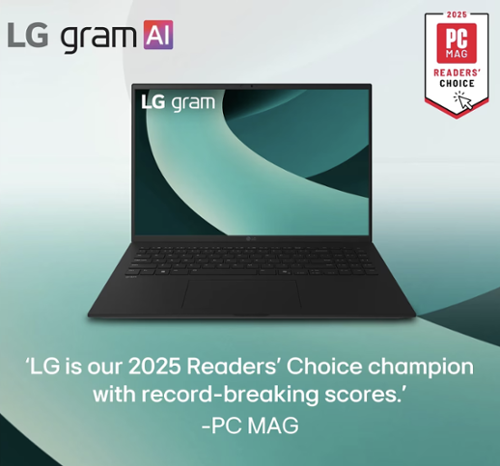 LG gram Laptop (Ultra 7 258V, 32GB, 1TB PCIe SSD, 17.0 Touch WQXGA