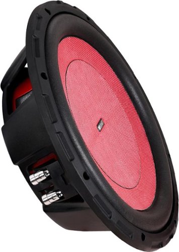 MB Quart Discus 12 600W Dual-Voice Subwoofer - Red GLOBAL SHIPPING