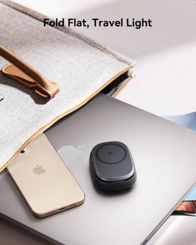 INIU MagPro Pad & Stand Wireless Charger, Qi2 15W Foldable Magnetic Charger for iPhone 17 16 15 14 13 12 - Black WORLDWIDE DELIVERY
