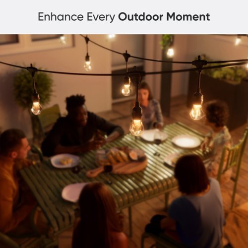 Nanoleaf Essentials Smart Multicolor Outdoor String Lights Smarter Kit – 49 feet - White and Colors WORLDWIDE DELIVERY