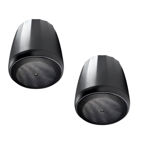 JBL - Control C67P/T 6.5" 150W 8 Ohm and 70V/100V Full-Range Pendant Speaker-Pair - Black