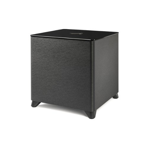 MartinLogan - Dynamo Foundation 10, 10” Sealed, Powered Subwoofer, with Magnitude 400W Amplifier, DSP-Optimized, and Wireless Ready - Brushed Black