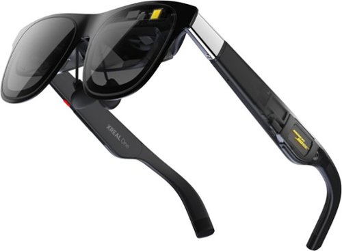 XREAL - ONE AR Glasses w/ X1 Chip, 147" FHD 120Hz Display w/ Sound By Bose for iPhone 16/15, Steam, ROG Ally, Mac/PC/Android/iOS - Black