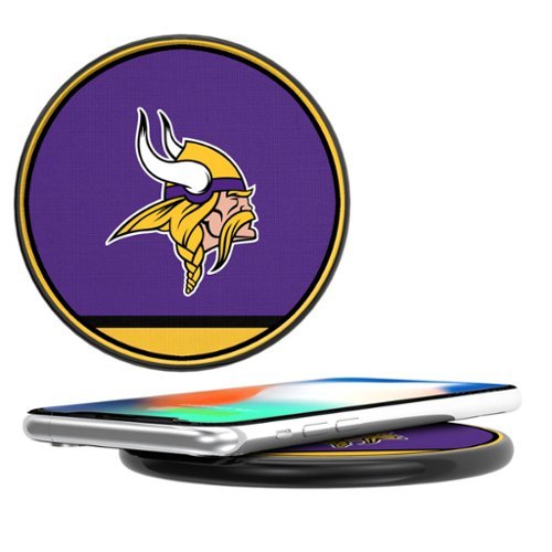 Keyscaper - Minnesota Vikings 15 Watt Wireless Induction Charger - Multicolor-Front_Standard 