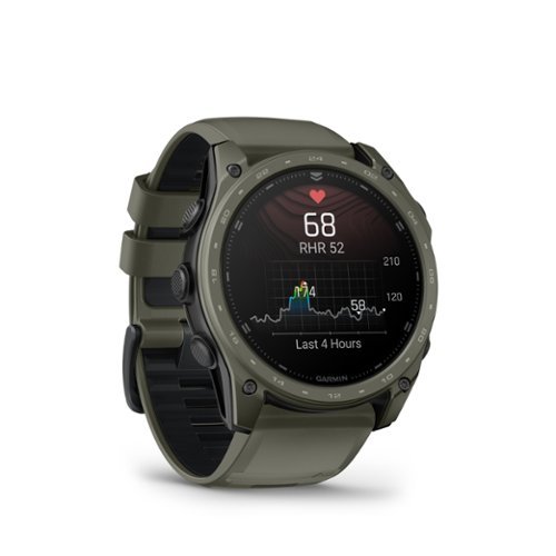 Garmin tactix 8 AMOLED GPS Smartwatch 51 mm Fiber-reinforced polymer with titanium rear cover - Olive Drab Cerakote Coating - (2026) WHERE TO BUY