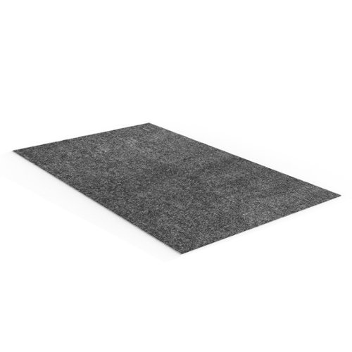 VEVOR - Waterproof Garage Floor Mat for Under Car, 4.9'x6' Compact Size Heavy Duty Containment Mat with Strong Grip - Gray-Black-Front_Standard 