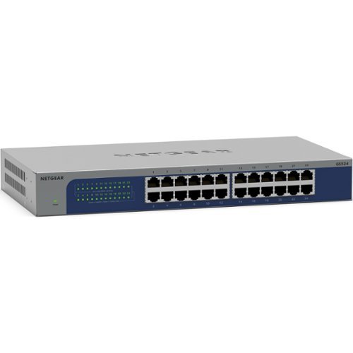 NETGEAR 24-port Gigabit Ethernet Switch - Gray INTERNATIONAL SHIPPING