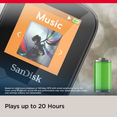 SanDisk Clip Sport Plus 32GB MP3 Player - Blue BUY IN DUBAI