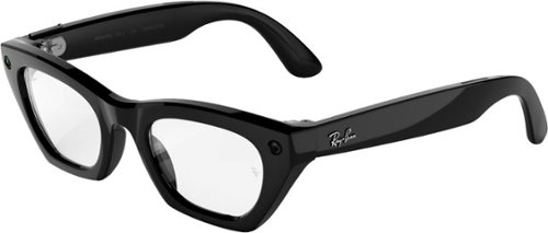Ray-Ban Meta - (Gen 3) Zena - AI Glasses with Camera - Clear Lenses - Shiny Black
