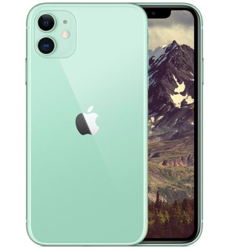 Apple - Refurbished Excellent - iPhone 11 A2111 (Fully Unlocked) 256GB - Green-Front_Standard 