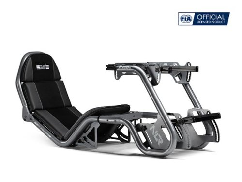 Next Level Racing - F-GT Pro Formula and GT Racing Simulator Cockpit - Grey Edition (NLR-R002)-Front_Standard 