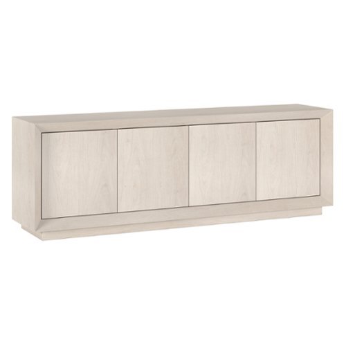 Camden&Wells - Vincent TV Stand for Most TVs up to 75" - White Wash