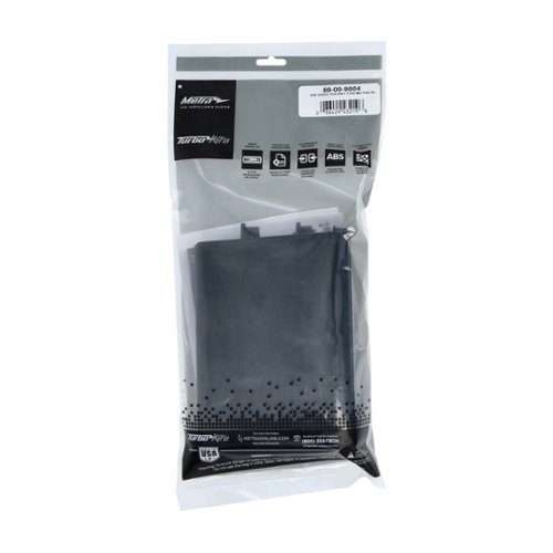 Metra Universal DIN‑Size Radio Pocket for Select Metra Dash Kits - Matte Black HOW TO BUY