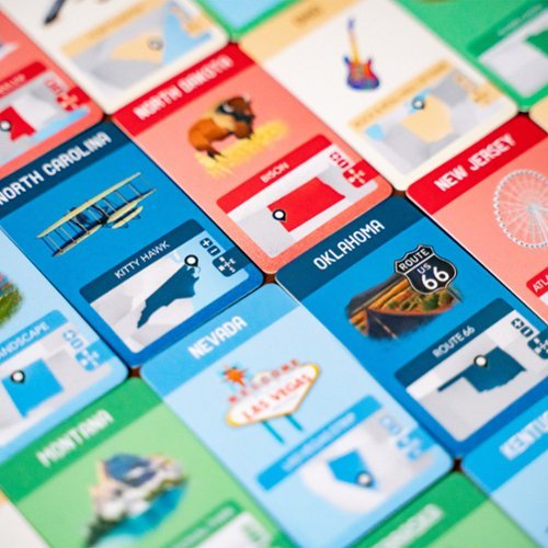 USAoploy USAopoly: 10 Days in The USA - Strategy Board Game, Travel 50 States, Ages 8+ WORLDWIDE DELIVERY