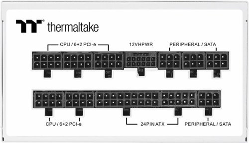Thermaltake Toughpower GF A3 1050W 80+ Gold PCIe Gen 5 ATX 3.1 Fully Modular Power Supply - Snow SHOP ONLINE