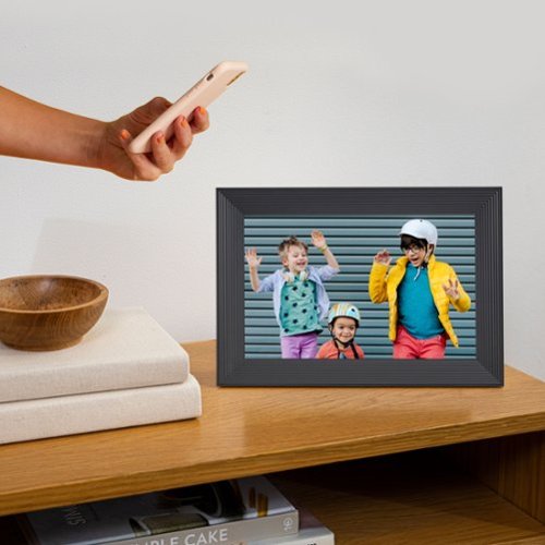 Aura Home Aura Carver 10.1 Digital Wifi Photo Frame-Gravel - Gravel (Dark) GLOBAL SHIPPING