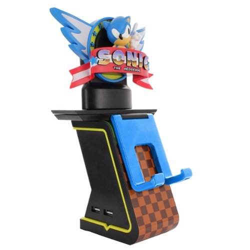 Cable Guys by Exquisite Gaming Cable Guys: DUP Sonic The Hedgehog Light Up Ikon LED Mobile Phone & Gaming Controller Holder WORLDWIDE DELIVERY