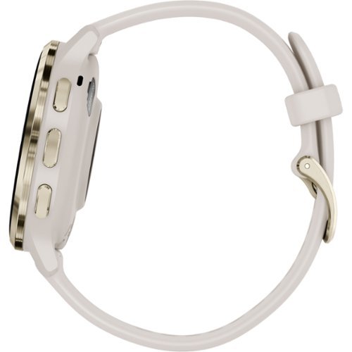 Garmin Venu 3S GPS Smartwatch 41 mm Fiber-reinforced polymer - Stainless Steel and Ivory BUY ONLINE