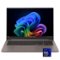 LG - gram Pro Max 17" 144Hz Touch-Screen Gaming Laptop WQXGA Intel Core Ultra 9 Processor 386H, RTX 5050, 32GB RAM - 1TB SSD - Brushed Bronze-Front_Standard